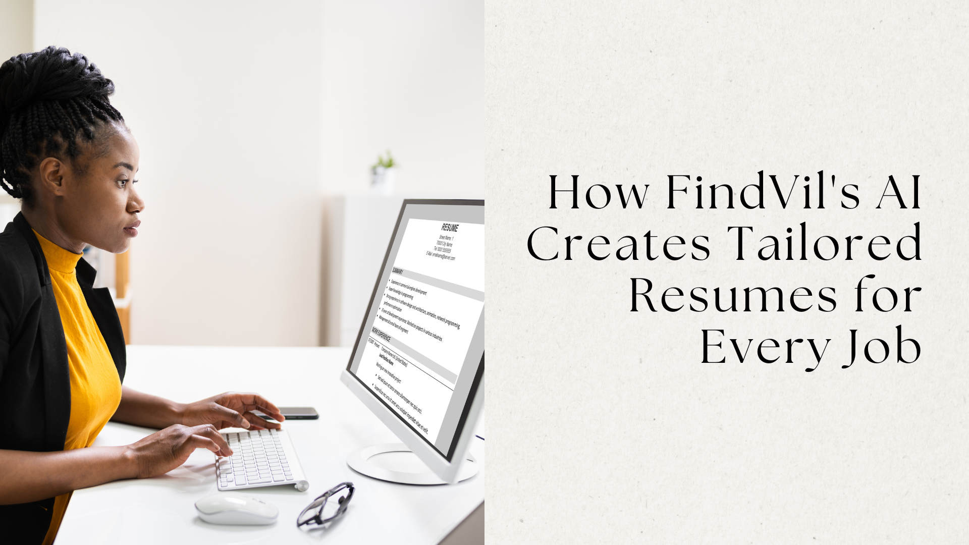How FindVil's AI Creates Tailored Resumes for Every Job